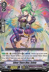 Silver Thorn Diva, Selvia - V-BT09: Butterfly d'Moonlight - Cardfight Vanguard card