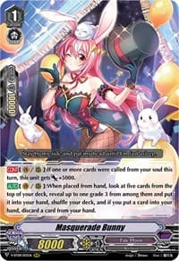 Masquerade Bunny - V-BT09: Butterfly d'Moonlight - Cardfight Vanguard card