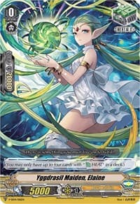 Yggdrasil Maiden, Elaine - V-SS04: Majesty Lord Blaster - Cardfight Vanguard card