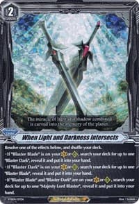 When Light and Darkness Intersects (RRR Foil) - V-SS04: Majesty Lord Blaster - Cardfight Vanguard card