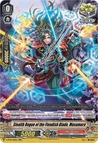 Stealth Rogue of the Fiendish Blade, Masamura - V-BT09: Butterfly d'Moonlight - Cardfight Vanguard card