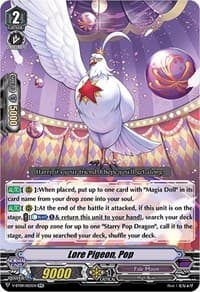Lore Pigeon, Pop - V-BT09: Butterfly d'Moonlight - Cardfight Vanguard card