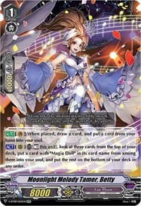 Moonlight Melody Tamer, Betty - V-BT09: Butterfly d'Moonlight - Cardfight Vanguard card