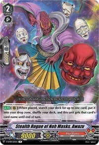 Stealth Rogue of Noh Masks, Awazu - V-BT09: Butterfly d'Moonlight - Cardfight Vanguard card