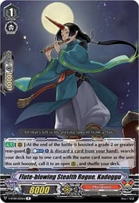Flute-blowing Stealth Rogue, Kadoggu - V-BT09: Butterfly d'Moonlight - Cardfight Vanguard card