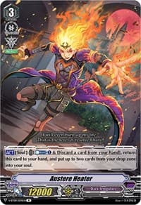 Austere Heater - V-BT09: Butterfly d'Moonlight - Cardfight Vanguard card