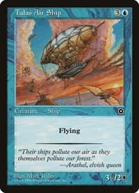 Talas Air Ship - Portal Second Age - Magic: The Gathering card