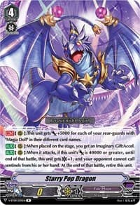Starry Pop Dragon - V-BT09: Butterfly d'Moonlight - Cardfight Vanguard card