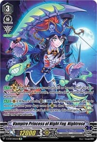 Vampire Princess of Night Fog, Nightrose (SP) - V-BT09: Butterfly d'Moonlight - Cardfight Vanguard card