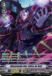 Abominable One, Gilles de Rais (SP) - V-BT09: Butterfly d'Moonlight - Cardfight Vanguard card