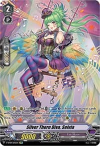 Silver Thorn Diva, Selvia (SP) - V-BT09: Butterfly d'Moonlight - Cardfight Vanguard card