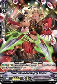 Silver Thorn Handlegrip, Linnea - V-BT09: Butterfly d'Moonlight - Cardfight Vanguard card
