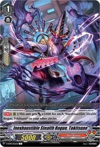 Inexhaustible Stealth Rogue, Tokitsune - V-BT09: Butterfly d'Moonlight - Cardfight Vanguard card
