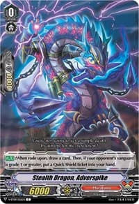 Stealth Dragon, Adverspike - V-BT09: Butterfly d'Moonlight - Cardfight Vanguard card