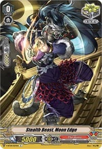 Stealth Beast, Moon Edge - V-BT09: Butterfly d'Moonlight - Cardfight Vanguard card