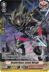Stealth Beast, Leaves Mirage (SP) - V-BT09: Butterfly d'Moonlight - Cardfight Vanguard card