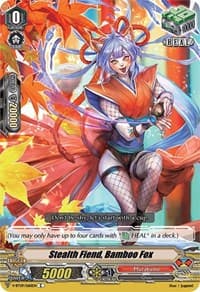 Stealth Fiend, Bamboo Fox - V-BT09: Butterfly d'Moonlight - Cardfight Vanguard card