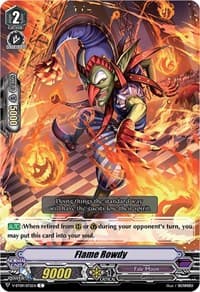 Flame Rowdy - V-BT09: Butterfly d'Moonlight - Cardfight Vanguard card