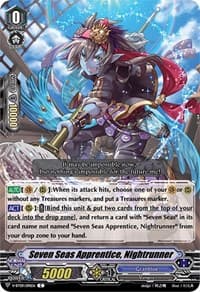 Seven Seas Apprentice, Nightrunner - V-BT09: Butterfly d'Moonlight - Cardfight Vanguard card
