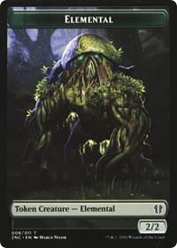 Elemental (008) // Elemental (010) Double-Sided Token - Commander: Zendikar Rising - Magic: The Gathering card