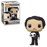 Edgar Allan Poe (with Skull) - Pop! Vinyl - Funko card