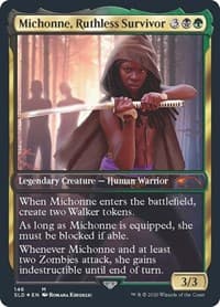 Michonne, Ruthless Survivor - Secret Lair Drop Series - Magic: The Gathering card