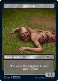 Walker (Bicycle Girl // Well Walker) Double-sided Token - Secret Lair Drop Series - Magic: The Gathering card