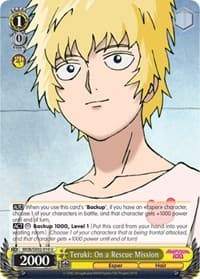 Teruki: On a Rescue Mission - Mob Psycho 100 - Weiss Schwarz card