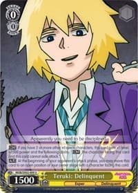 Teruki: Delinquent - Mob Psycho 100 - Weiss Schwarz card
