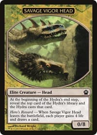 Savage Vigor Head - Hero's Path Promos - Magic: The Gathering card