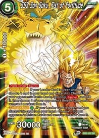 SS3 Son Goku, Fist of Fortitude - Draft Box 06 - Giant Force - Dragon Ball Super: Masters card