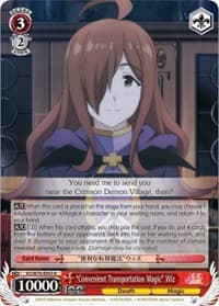 "Convenient Transportation Magic" Wiz - KonoSuba The Movie: Legend of Crimson - Weiss Schwarz card