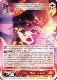 "Foremost Mage" Megumin - KonoSuba The Movie: Legend of Crimson - Weiss Schwarz card