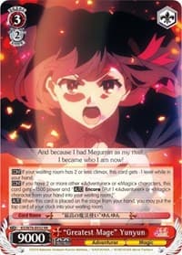 "Greatest Mage" Yunyun - KonoSuba The Movie: Legend of Crimson - Weiss Schwarz card