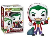 DC Super Heroes: The Joker as Santa - Pop! Vinyl - Funko card