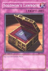 Solomon's Lawbook - Pharaoh's Servant - YuGiOh card