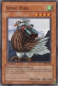 Sonic Bird - Magic Ruler - YuGiOh card