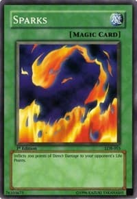 Sparks - The Legend of Blue Eyes White Dragon - YuGiOh card