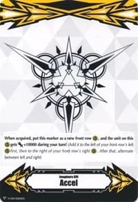 Imaginary Gift [Accel] // Imaginary Gift [Accel II] Double-sided Gift Marker - Gift Markers - Cardfight Vanguard card