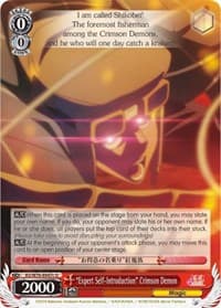 "Expert Self-Introduction" Crimson Demon (C) - KonoSuba The Movie: Legend of Crimson - Weiss Schwarz card