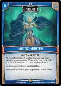 Arctic Arbiter - Echoes of Hokken - Argent Saga TCG card
