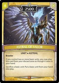 Astral of Valor - Echoes of Hokken - Argent Saga TCG card