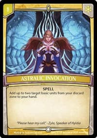 Astralic Invocation - Echoes of Hokken - Argent Saga TCG card