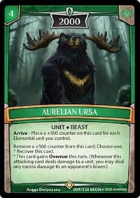 Aurelian Ursa - Echoes of Hokken - Argent Saga TCG card