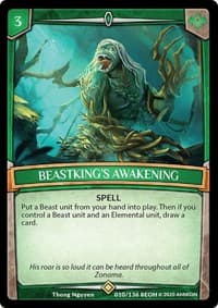 Beastking's Awakening - Echoes of Hokken - Argent Saga TCG card