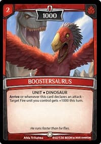 Boostersaurus - Echoes of Hokken - Argent Saga TCG card
