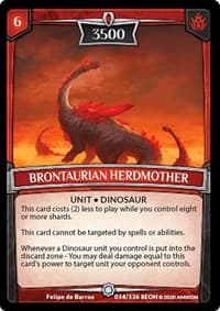 Brontaurian Herdmother - Echoes of Hokken - Argent Saga TCG card
