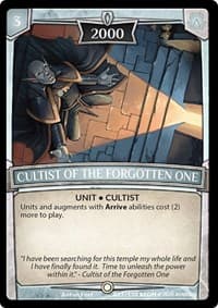 Cultist of the Forgotten One - Echoes of Hokken - Argent Saga TCG card