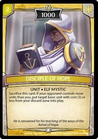 Disciple of Hope - Echoes of Hokken - Argent Saga TCG card