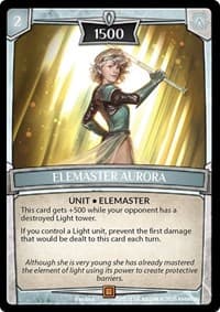 Elemaster Aurora - Echoes of Hokken - Argent Saga TCG card